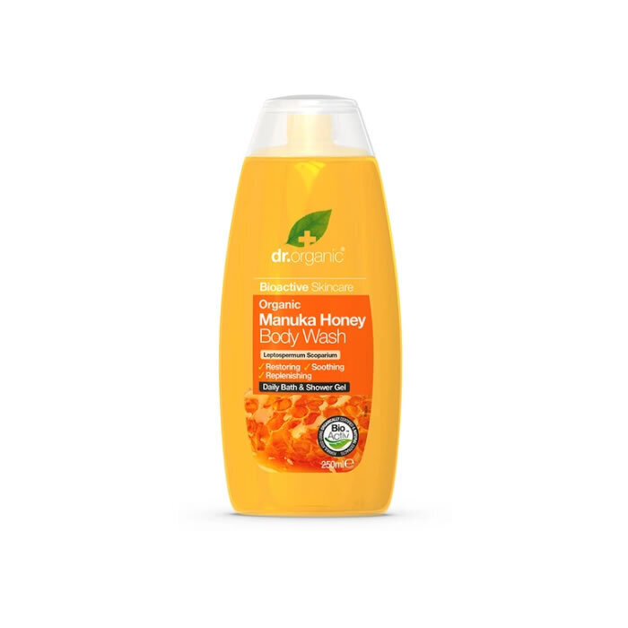 Luonnollinen suihkugeeli Dr. Organic Manuka Honey 250 ml hinta ja tiedot | Suihkusaippuat ja suihkugeelit | hobbyhall.fi