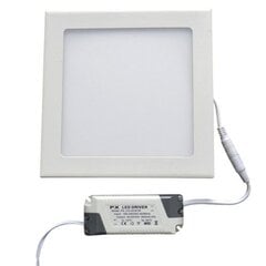 LEDlife LED-paneelivalo,190 x 190 x 9 mm, 15 W, lämmin valkoinen hinta ja tiedot | Upotettavat valaisimet ja LED-valaisimet | hobbyhall.fi