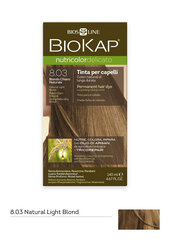 Biokap Nutricolor Delicato 8.03 / luonnollinen vaalea blondi, pysyvä väri hinta ja tiedot | Biokap Hajuvedet ja kosmetiikka | hobbyhall.fi