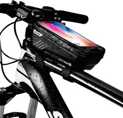 Pyöräilykotelo puhelimelle WildMan Hardpouch M, musta hinta ja tiedot | Polkupyörälaukut ja puhelinpidikkeet | hobbyhall.fi