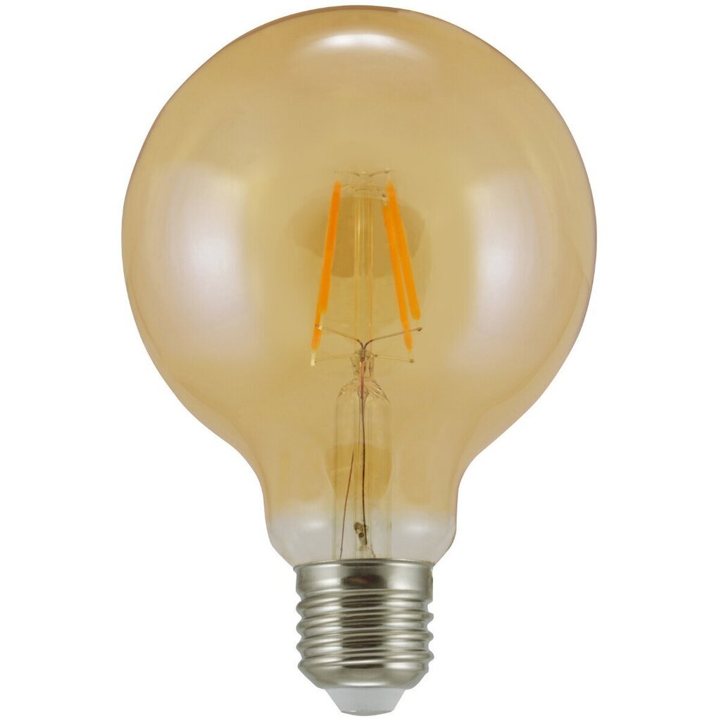 LED-lamppu E27 FILAMENT G95 Vintage Amber 4W HEAT 2000K hinta ja tiedot | Lamput | hobbyhall.fi