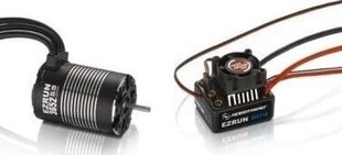 Hobbywing-sarjan säädin + moottori Max10 & Ezrun 3652 SL 3300Kv, mustan värinen hinta ja tiedot | Älylaitteiden lisätarvikkeet | hobbyhall.fi