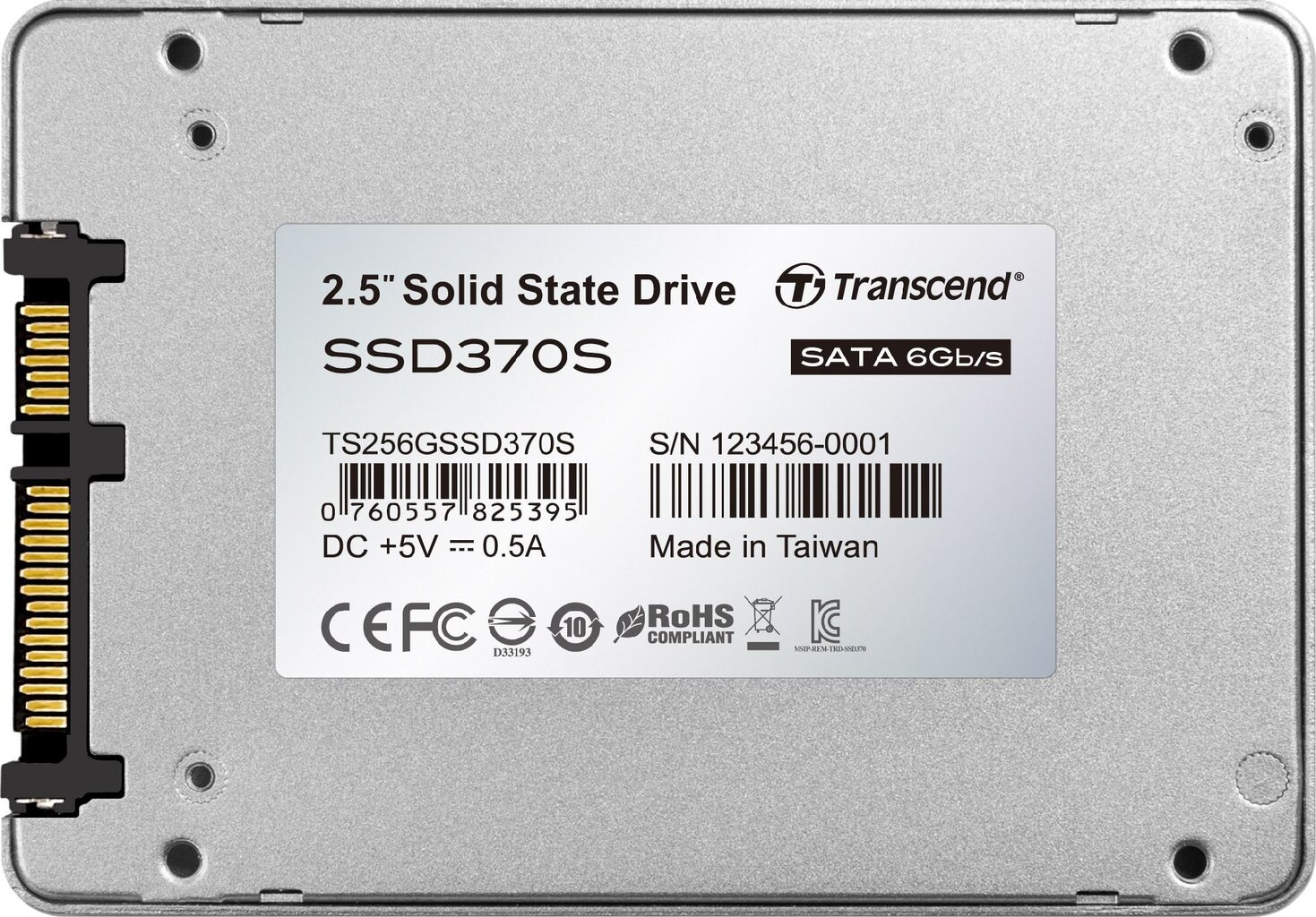 Transcend SSD370S 256GB SATA 3 -kiintolevyasema hinta ja tiedot | Kovalevyt | hobbyhall.fi