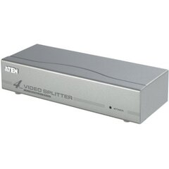 ATEN VS94A 4-porttinen videonjakaja video-sisään 1x HDB-15 uros, ulos 4x HDB-15 naaras hinta ja tiedot | Adapterit | hobbyhall.fi