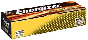 Energizer Industrial 6LR61 9V hinta ja tiedot | Paristot | hobbyhall.fi