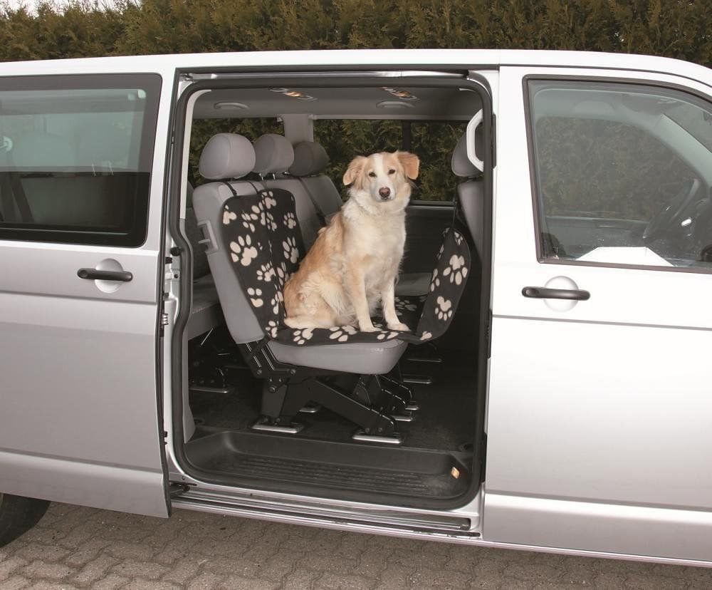 TRIXIE Auton istuinsuojus, kapea, sopii etuistuimelle 0,65x1,45 m, musta hinta ja tiedot | Koiran matkatarvikkeet | hobbyhall.fi