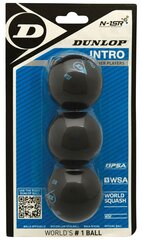 Squash-pallot Dunlop Intro 3-blister hinta ja tiedot | Squash | hobbyhall.fi