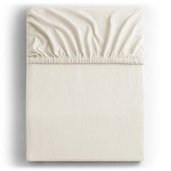 Muotoonommeltu lakana DecoKing Jersey Amber Valkoinen, luonnonvalkoinen, 200x220 cm hinta ja tiedot | Lakanat | hobbyhall.fi