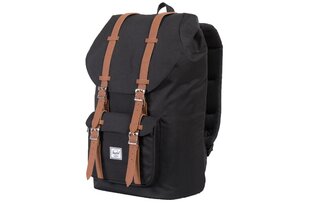 Reppu Herschel Little America 10014-00001, musta hinta ja tiedot | Urheilukassit ja reput | hobbyhall.fi