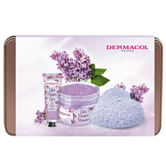 Dermacol Lilac Flower Care -hoitosetti: käsivoide 30 ml + vartalokuorinta 200 g + tuoksukynttilä hinta ja tiedot | Dermacol Vartalonhoito | hobbyhall.fi