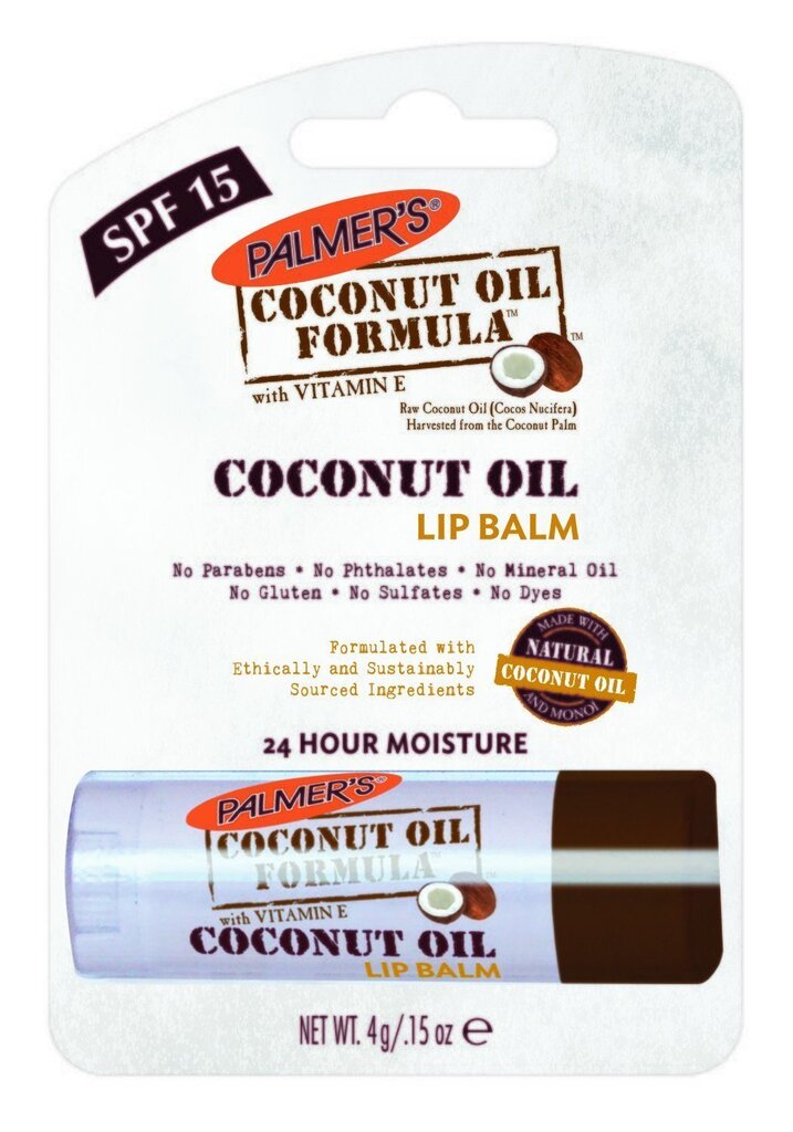 PALMER'S Coconut Oil huulirasva 4g hinta ja tiedot | Huulipunat, huulikiillot ja huulirasvat | hobbyhall.fi