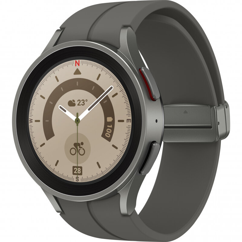 Samsung Galaxy Watch 5 Pro (LTE,45mm), Titanium SM-R925FZTAEUE hinta ja tiedot | Älykellot | hobbyhall.fi