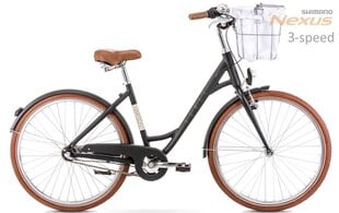 Polkupyörä Romet Pop Art Eco 28 "Alu 2022, 18" / M, musta hinta ja tiedot | Polkupyörät | hobbyhall.fi