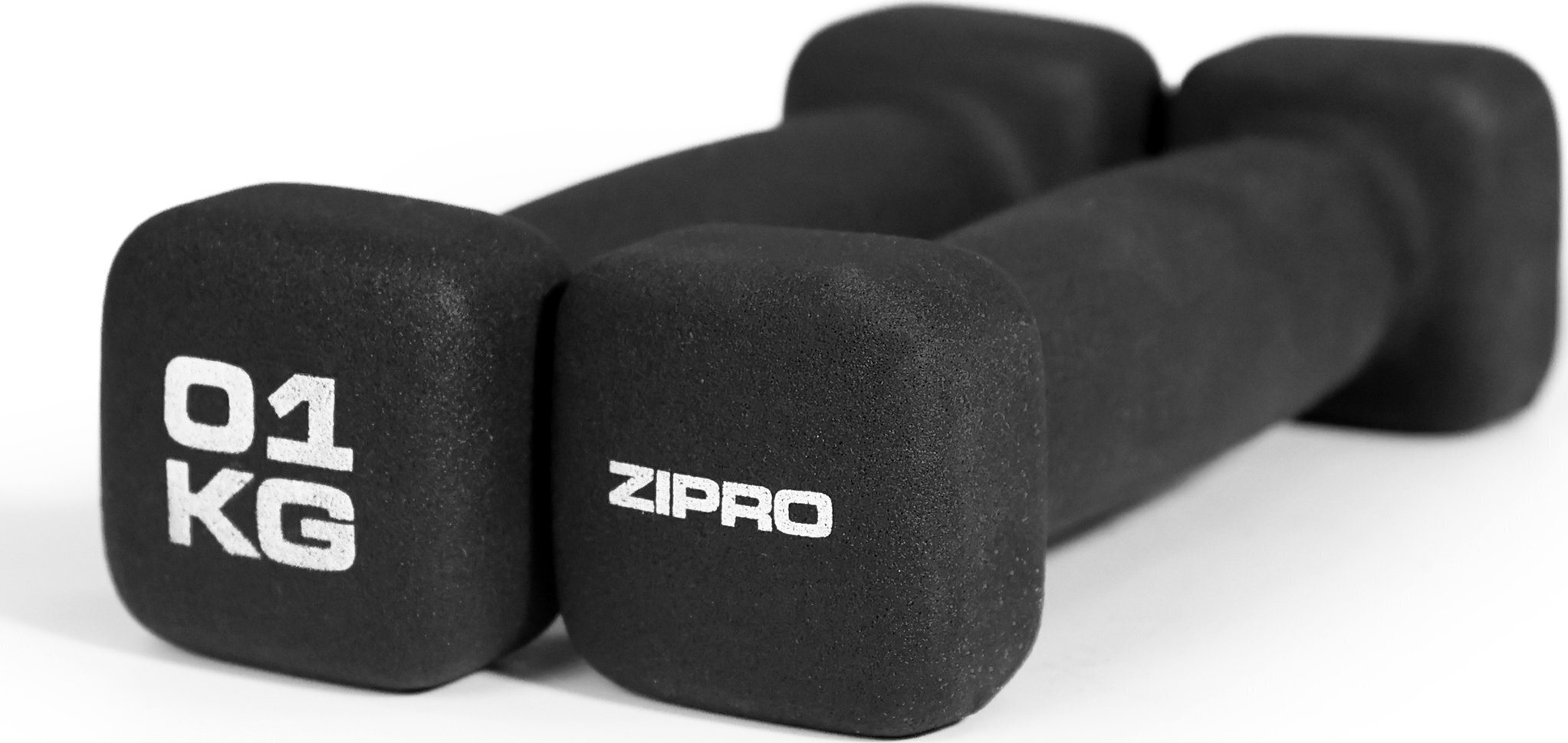 Zipro - Käsipainot 2x 1 kg, mustan väriset hinta ja tiedot | Käsipainot, kahvakuulat ja voimaharjoittelu | hobbyhall.fi