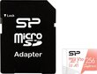 Silicon Power microSDXC Card 256GB UHS-I U3 A1 Class 10 V30 + Adapteris hinta ja tiedot | Puhelimen muistikortit | hobbyhall.fi