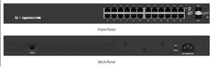 Ubiquiti-teline 1U|24x10Base-T / 100Base-TX / 1000Base-T, 2xSFP, 1xConsole, ES-24-LITE hinta ja tiedot | Reitittimet ja modeemit | hobbyhall.fi