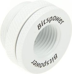 BitsPower 1/4", valkoinen, BP-DWWP-C04 hinta ja tiedot | BitsPower Tietokoneet ja pelaaminen | hobbyhall.fi