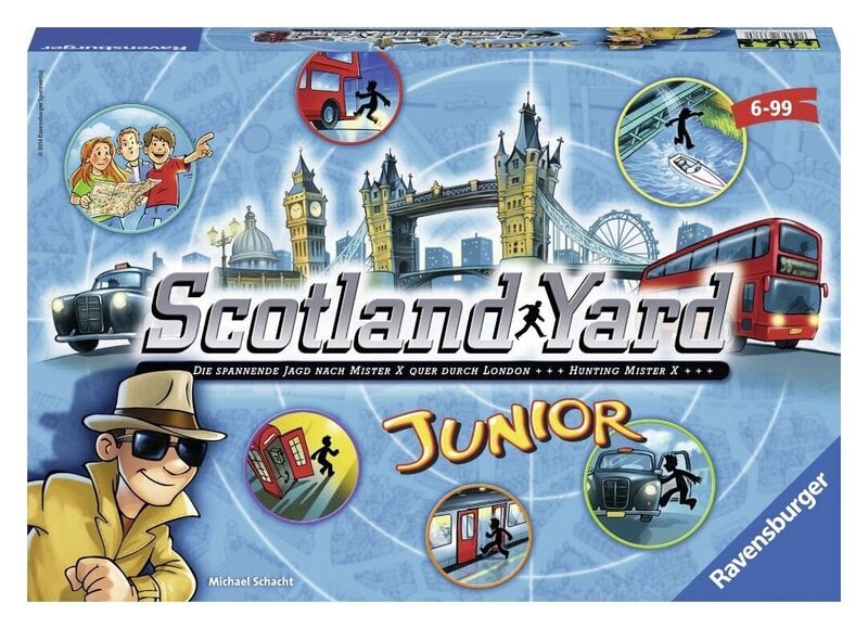 Ravensburger-lautapeli: Scotland Yard Junior (22289), EN