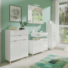 Kylpyhuonekaappi Mauresa, valkoinen hinta ja tiedot | Kylpyhuonekaapit | hobbyhall.fi