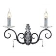 Seinävalaisin Elstead Lighting Amarilli AML2-BLK-SILVER