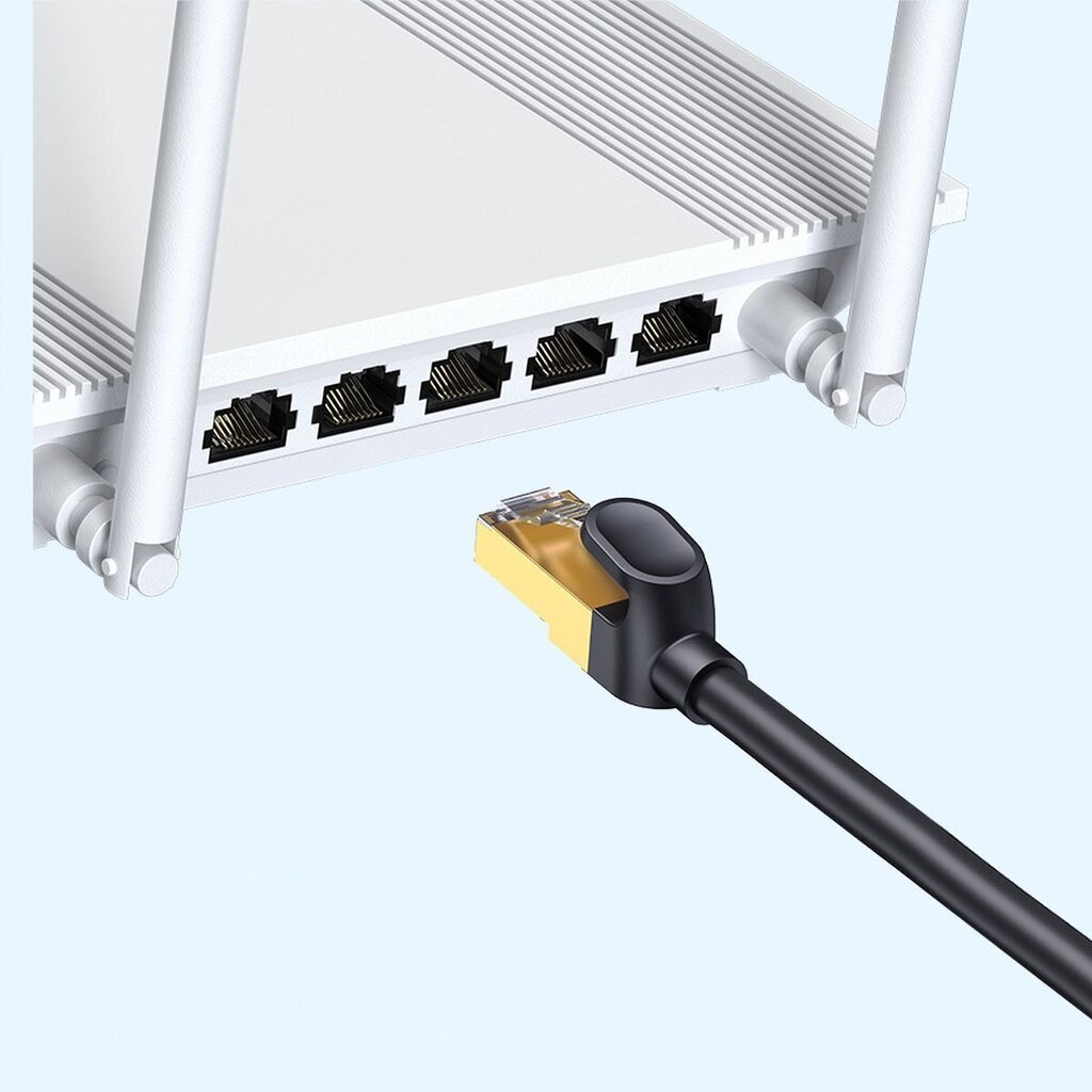 Baseus RJ45 10 Gbps 10m (WKJS010701) hinta ja tiedot | Kaapelit ja adapterit | hobbyhall.fi