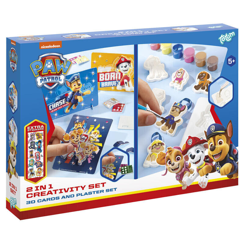 Luova setti 2in1 Totum Paw Patrol (Ryhmä Hau), 721081 hinta ja tiedot | Kehittävät lelut | hobbyhall.fi