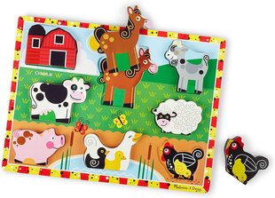 Palapeli, maatila, Melissa & Doug hinta ja tiedot | Melissa & Doug Lapset | hobbyhall.fi