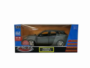 Leluauto MSZ Porsche Cayenne S, 1:32 hinta ja tiedot | Poikien lelut | hobbyhall.fi