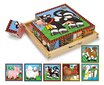 Puupalikat eläimillä Melissa & Doug hinta ja tiedot | Vauvan lelut | hobbyhall.fi