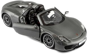 Automalli Porsche 918 Spyder Bburago, 1:24 hinta ja tiedot | Poikien lelut | hobbyhall.fi