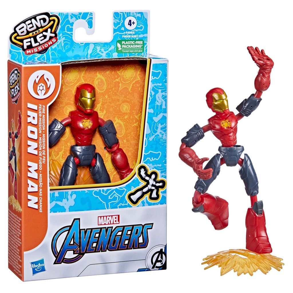 Avengers hahmott Bend ja Flex hinta ja tiedot | Poikien lelut | hobbyhall.fi