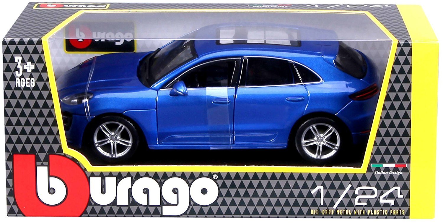 Automalli Porsche Macan Bburago, 1:24 hinta ja tiedot | Poikien lelut | hobbyhall.fi