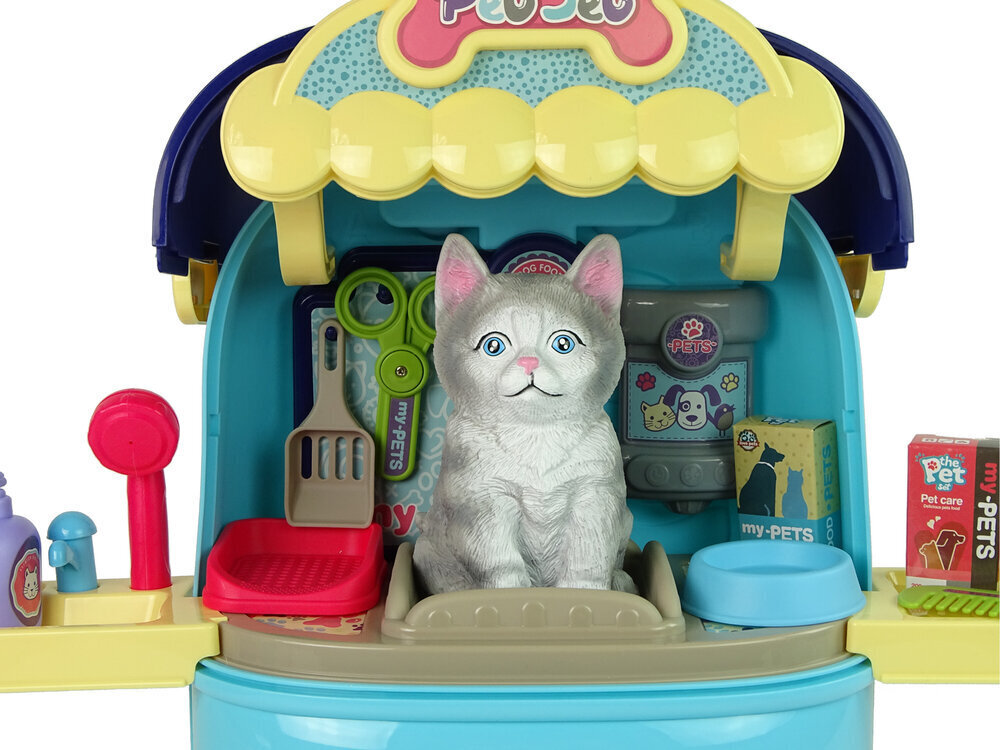 Lean Toys Cat Kissan kauneussalonki -sarja, sininen hinta ja tiedot | Tyttöjen lelut | hobbyhall.fi