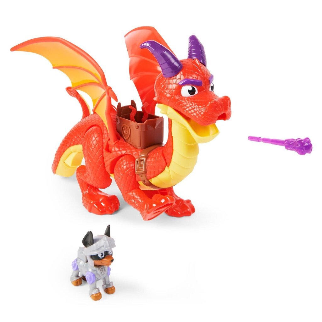 Spin Master Paw Patrol (Ryhmä Hau): Rescue Knights - Sparks lohikäärme kynsillä (6062105) hinta ja tiedot | Poikien lelut | hobbyhall.fi