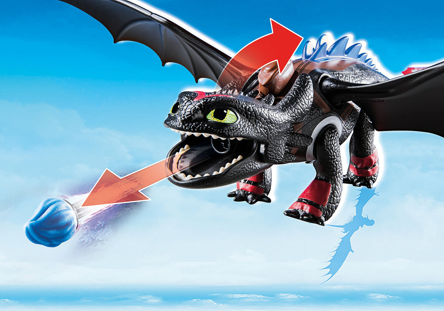 70727 PLAYMOBIL® Dragons Dragon Race: Hikka ja hampaaton hinta ja tiedot | LEGOT ja rakennuslelut | hobbyhall.fi