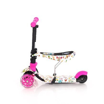 Potkulauta Lorelli Smart, Pink Butterfly hinta ja tiedot | Potkulaudat | hobbyhall.fi