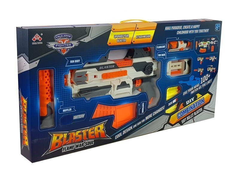 Suuri Blaster pyssy 75cm hinta ja tiedot | Poikien lelut | hobbyhall.fi