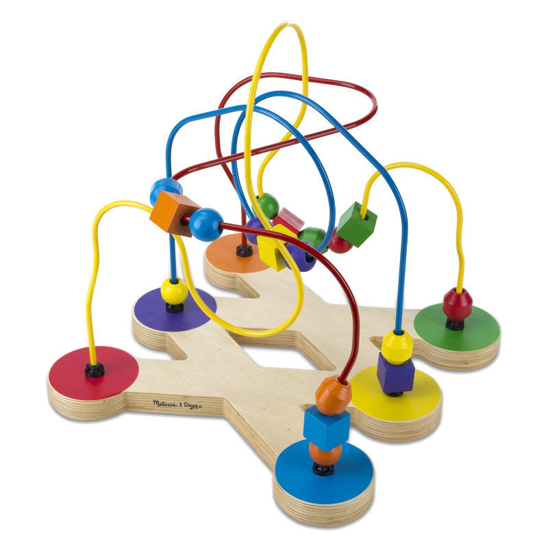 Puinen opetuspeli Melissa & Doug Bead Maze hinta ja tiedot | Vauvan lelut | hobbyhall.fi