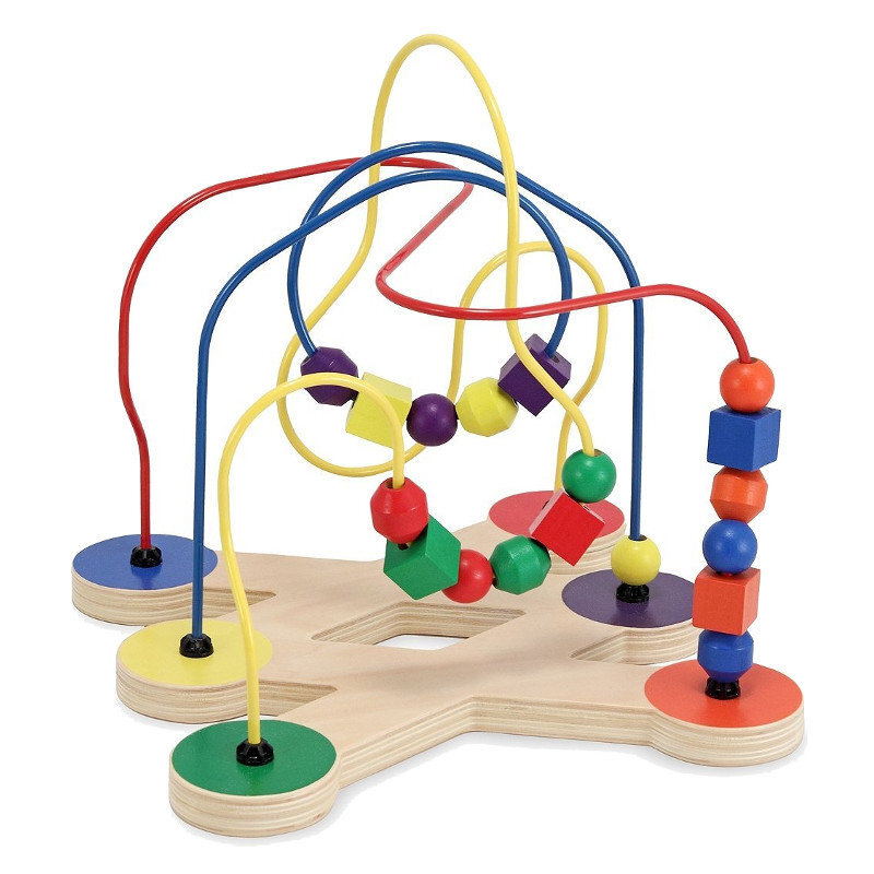 Puinen opetuspeli Melissa & Doug Bead Maze hinta ja tiedot | Vauvan lelut | hobbyhall.fi