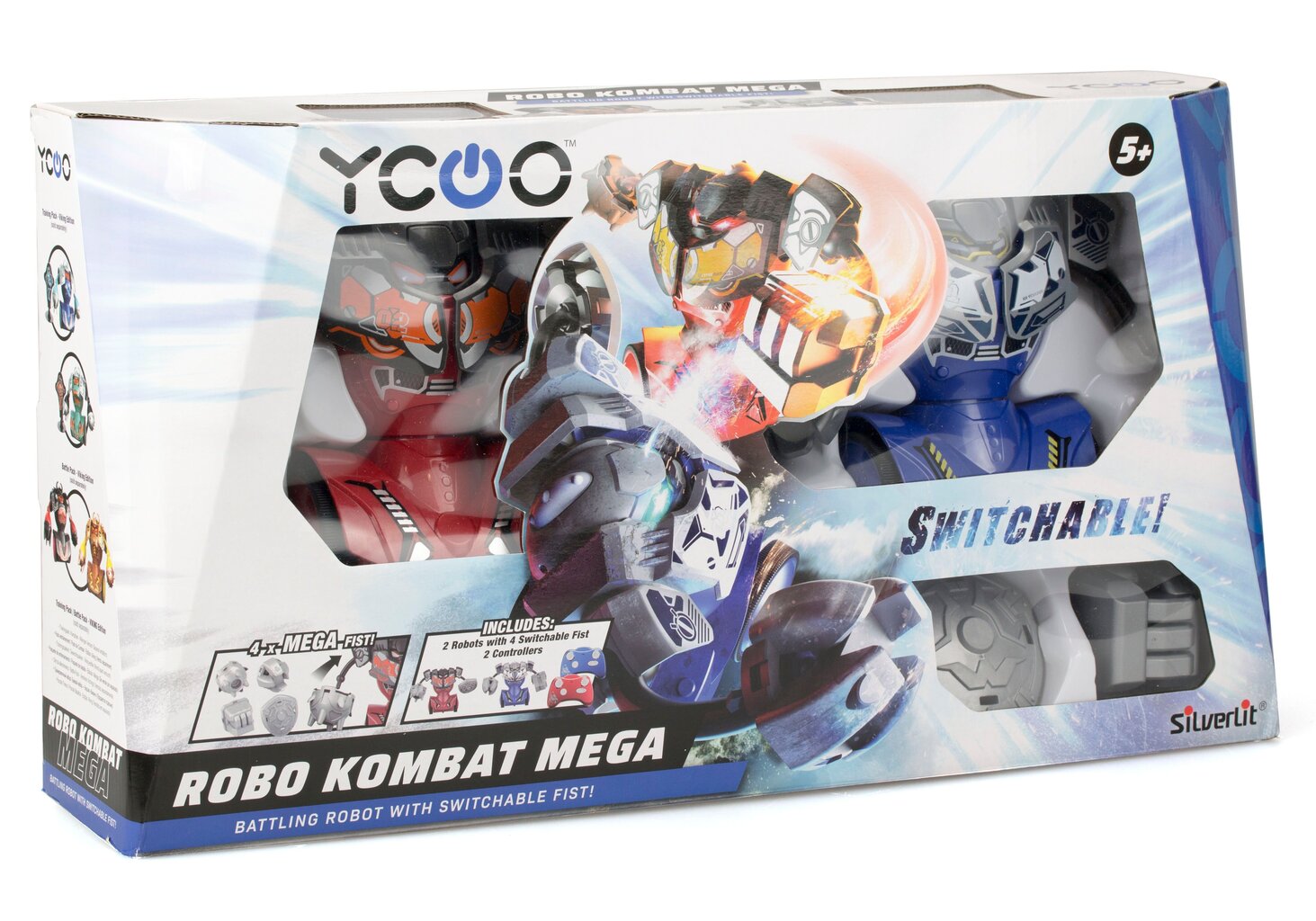 AS Silverlit: Ycoo - Robo Kombat Mega Fist taistelevat robotit (2-pakkaus) (7530-88068) hinta ja tiedot | Tyttöjen lelut | hobbyhall.fi