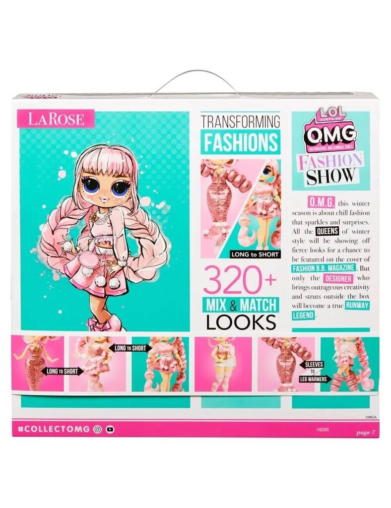 Nukke LOL Surprise! OMG-muotinäytös – 320 lookkia – La Rose (LaRose) hinta ja tiedot | Tyttöjen lelut | hobbyhall.fi