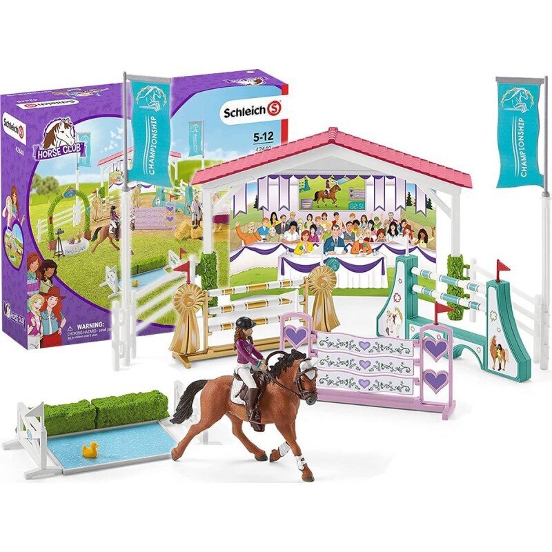 Leikkisetti Horse Racing Sofia ja Lisa's Horse Club Tournament hinta ja tiedot | Kehittävät lelut | hobbyhall.fi