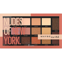 Maybelline Palette 16 Nudes of New York luomiväripaletti 18 g hinta ja tiedot | Maybelline Meikit | hobbyhall.fi