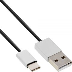 InLine USB-A – USB-C 0,5 metriä (35836) hinta ja tiedot | Puhelinkaapelit | hobbyhall.fi