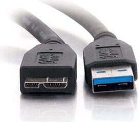 Logo USB-A - MicroUSB 2 metriä hinta ja tiedot | Puhelinkaapelit | hobbyhall.fi