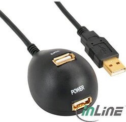 InLine USB-A - USB-A 2 metriä (34652) hinta ja tiedot | InLine Tietokoneet ja pelaaminen | hobbyhall.fi