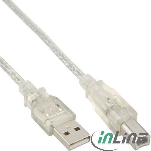 InLine USB-A - USB-B 7 metriä (34557T) hinta ja tiedot | Puhelinkaapelit | hobbyhall.fi