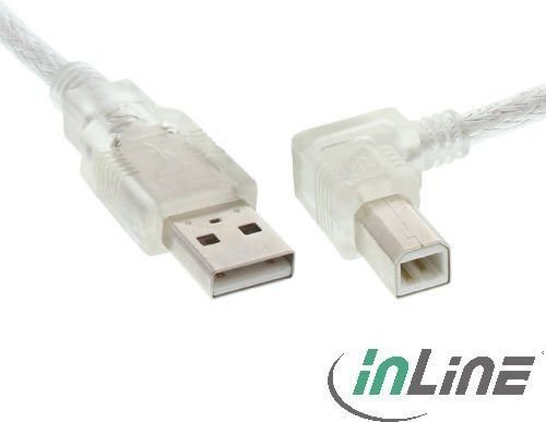 InLine USB-A - USB-B 3 metriä (34521R) hinta ja tiedot | Puhelinkaapelit | hobbyhall.fi