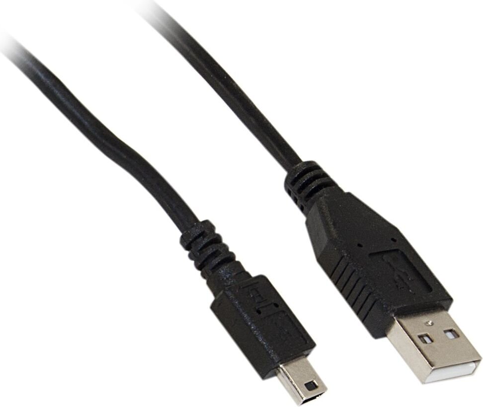 Sharkoon USB-A - miniUSB 1 metriä (4044951015566) hinta ja tiedot | Puhelinkaapelit | hobbyhall.fi