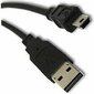 Sharkoon USB-A - miniUSB 1 metriä (4044951015566) hinta ja tiedot | Puhelinkaapelit | hobbyhall.fi